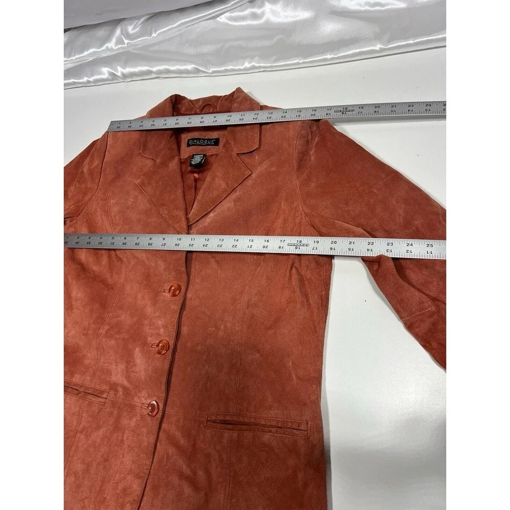 Dialogue Women Genuine Leather‎ Coat Size M